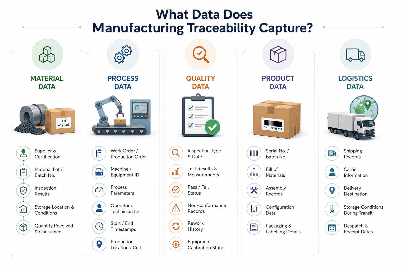 What Data Does Manufacturing Traceability Capture
