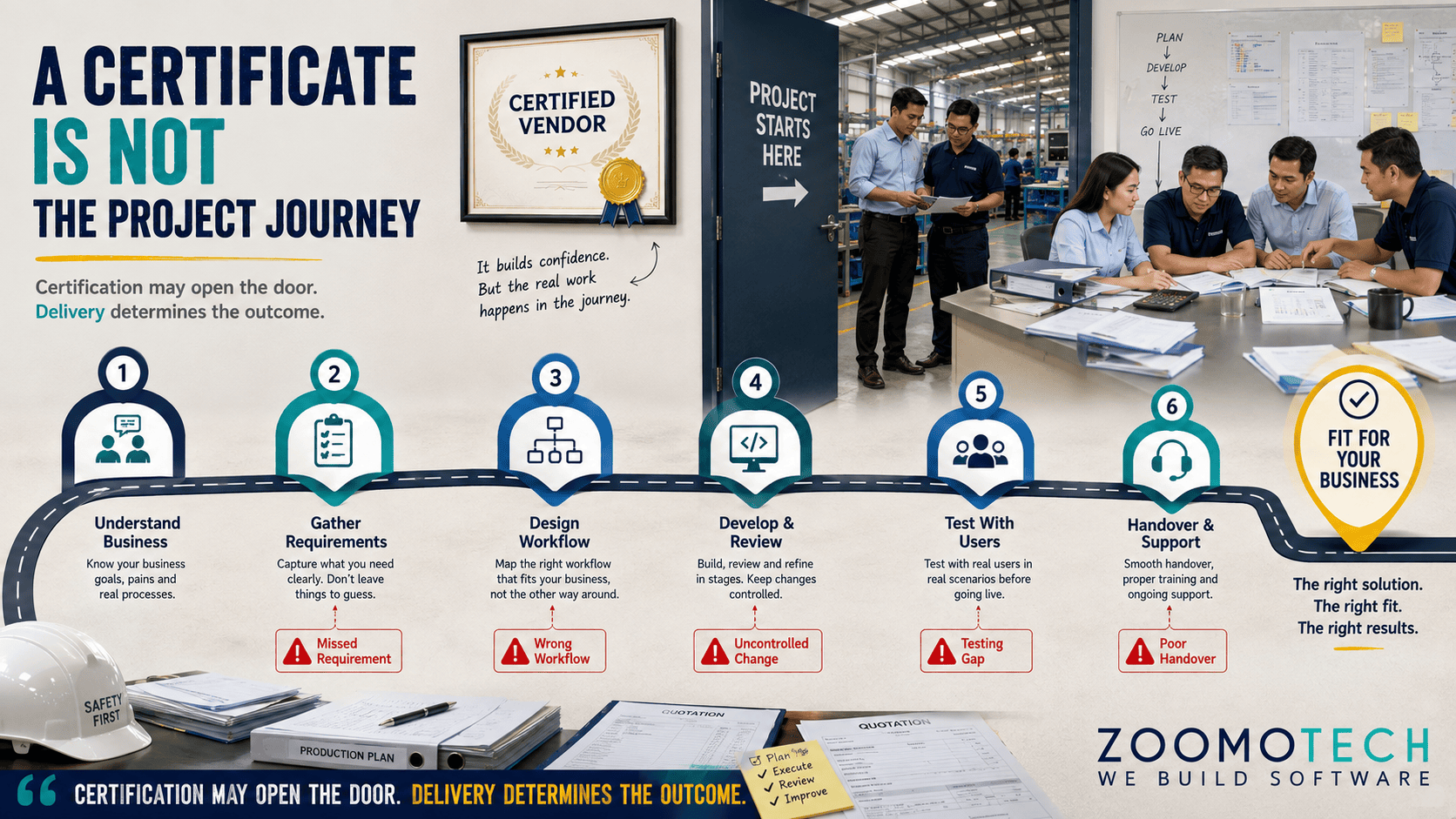Software Vendor Certification and custom software project delivery journey for Malaysian manufacturing SMEs