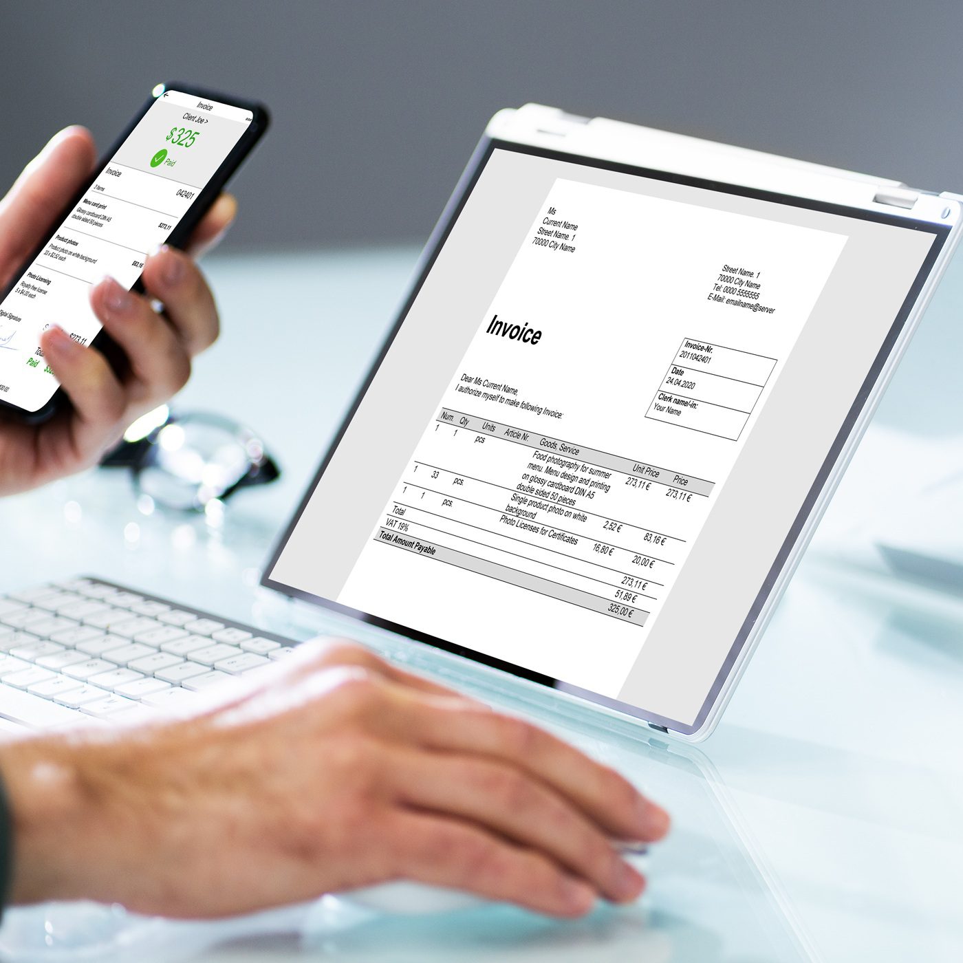 Integrated E-Invoicing Functionalities Image
