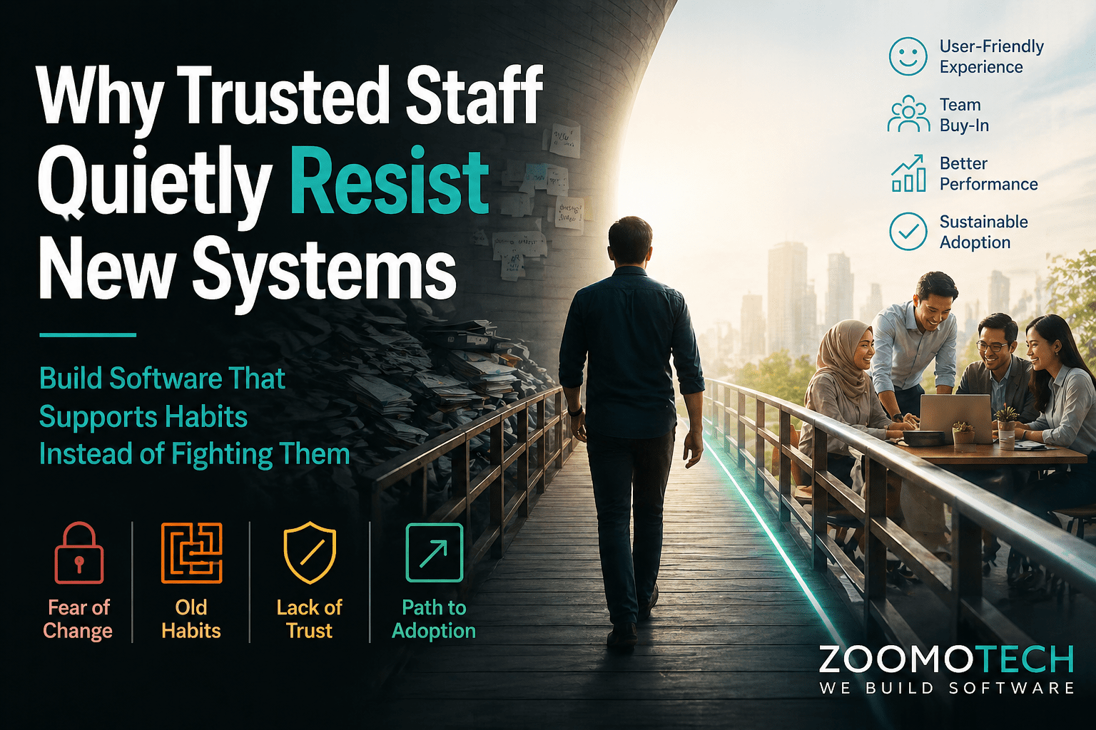 Trusted staff quietly resist new system in Malaysian SME during workflow transition from manual processes to structured software