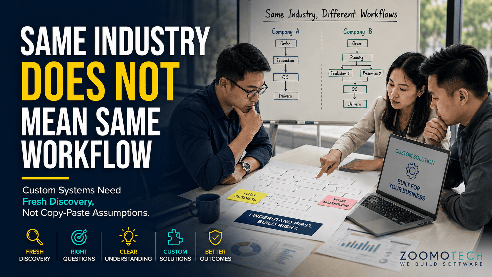 Same industry, different workflows in a Malaysian SME custom software project